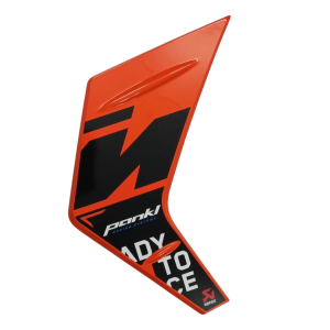 TAPA DERECHA GASOLINA NARANJA RC 200/390 MOD. NUEVOS