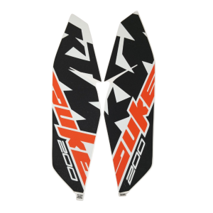 CALCOMANIA KTM DUKE 200 CLASICA (NEGRA NARANJA)