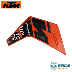 TAPA DERECHA GASOLINA NARANJA RC 200/390 MOD. NUEVOS