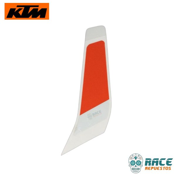 CALCOMANIA IZQUIERDA BLANCA KTM DUKE 200 (ESTANQUE) - Image 2
