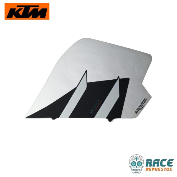 CALCOMANIA IZQUIERDA BLANCA KTM RC 390 (ESTANQUE) - Image 3