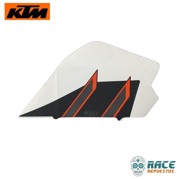 CALCOMANIA IZQUIERDA NEGRA KTM RC 200 (ESTANQUE)