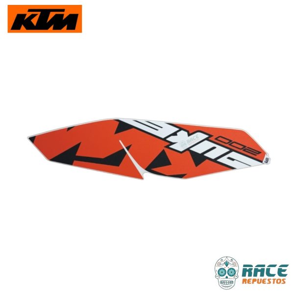 CALCOMANIA IZQUIERDA NARANJA KTM DUKE 200 - Image 3