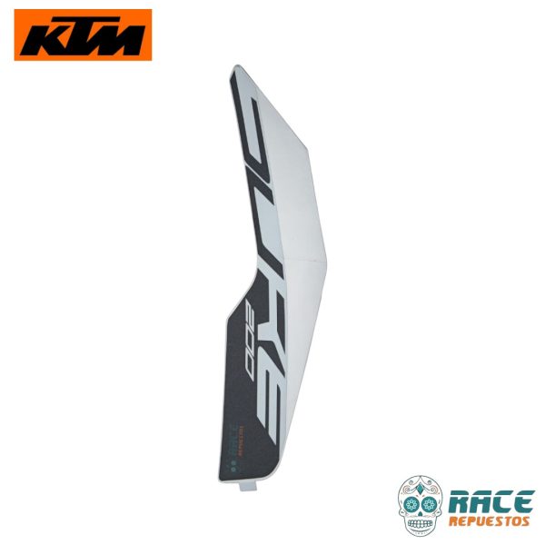 CALCOMANIA IZQUIERDA BLANCA KTM DUKE 200 (ESTANQUE) - Image 7