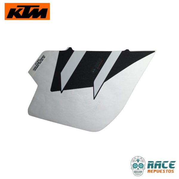 CALCOMANIA IZQUIERDA BLANCA KTM RC 390 (ESTANQUE) - Image 4