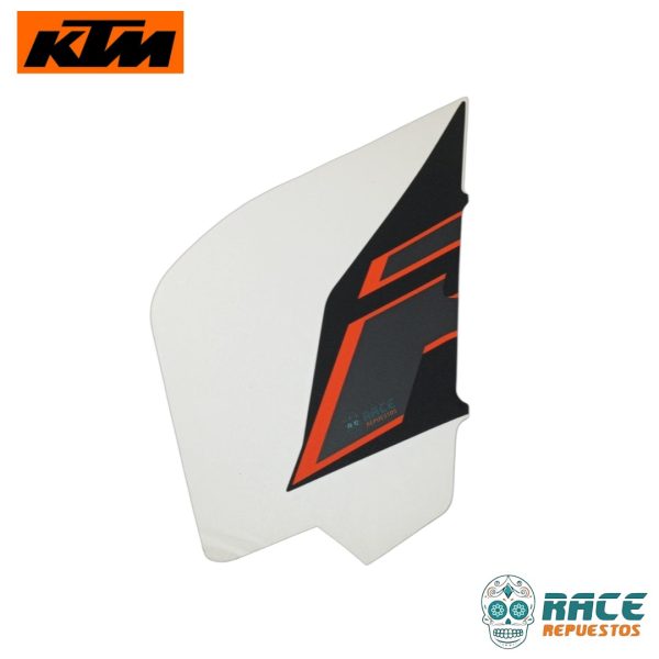 CALCOMANIA DERECHA KTM RC 200 (ESTANQUE)