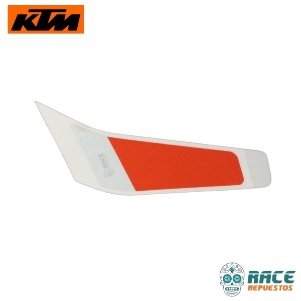 CALCOMANIA IZQUIERDA BLANCA KTM DUKE 200 (ESTANQUE) - Image 3