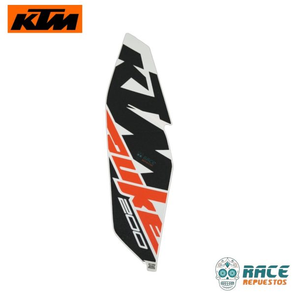 CALCOMANIA TAPA GASOLINA DERECHA NEGRA KTM DUKE 200 - Image 6