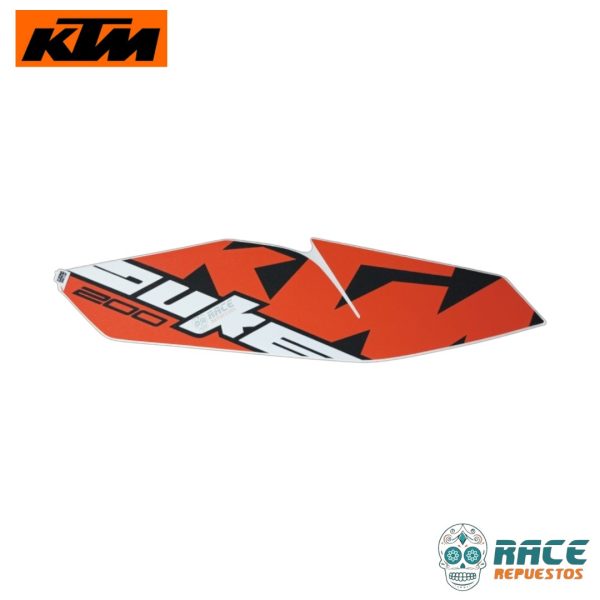CALCOMANIA IZQUIERDA NARANJA KTM DUKE 200 - Image 6