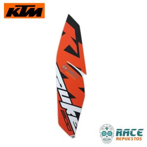 CALCOMANIA DERECHA NARANJA KTM DUKE 200 2017-2019 (ESTANQUE)