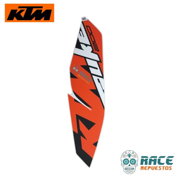 CALCOMANIA DERECHA NARANJA KTM DUKE 200 2017-2019 (ESTANQUE) - Image 7