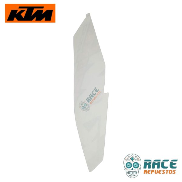 CALCOMANIA DERECHA BLANCA KTM DUKE 200 2017-2019 (ESTANQUE) - Image 4