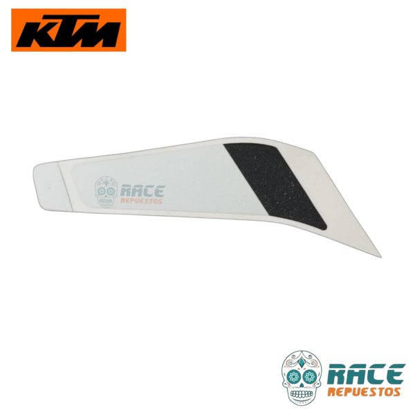 CALCOMANIA IZQUIERDA BLANCA KTM DUKE 200 2017-2019 (ESTANQUE) - Image 4