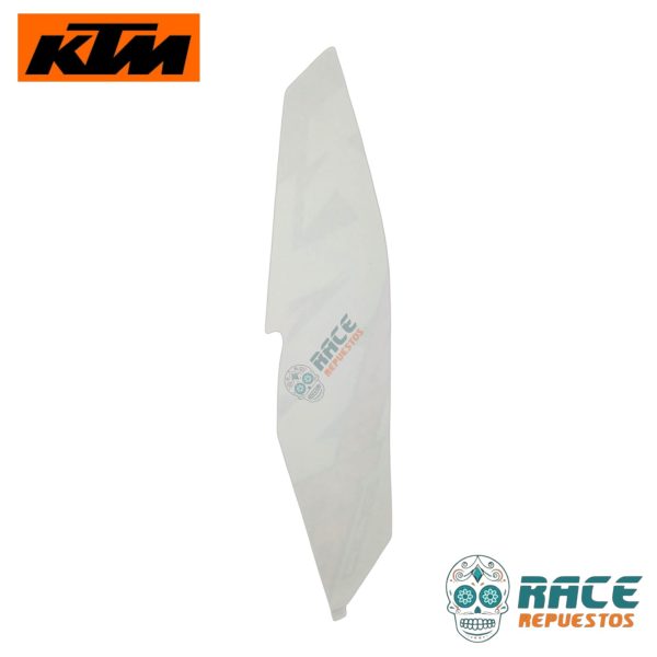 CALCOMANIA DERECHA BLANCA KTM DUKE 200 2017-2019 (ESTANQUE) - Image 5