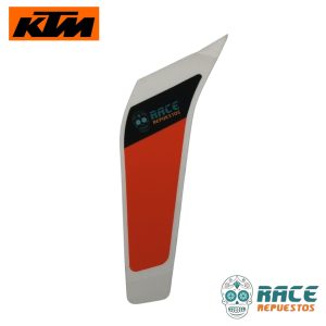 CALCOMANIA IZQUIERDA NARANJA KTM DUKE 200 2017-2019 (ESTANQUE)