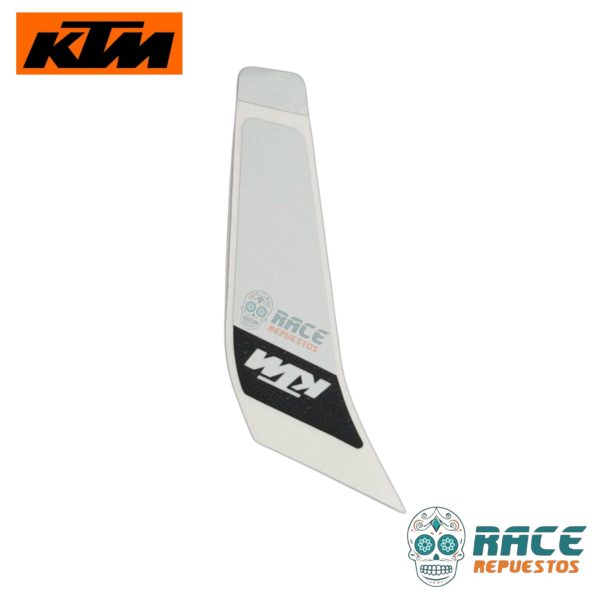 CALCOMANIA DERECHA BLANCA KTM DUKE 200 2017-2019 (ESTANQUE) - Image 6